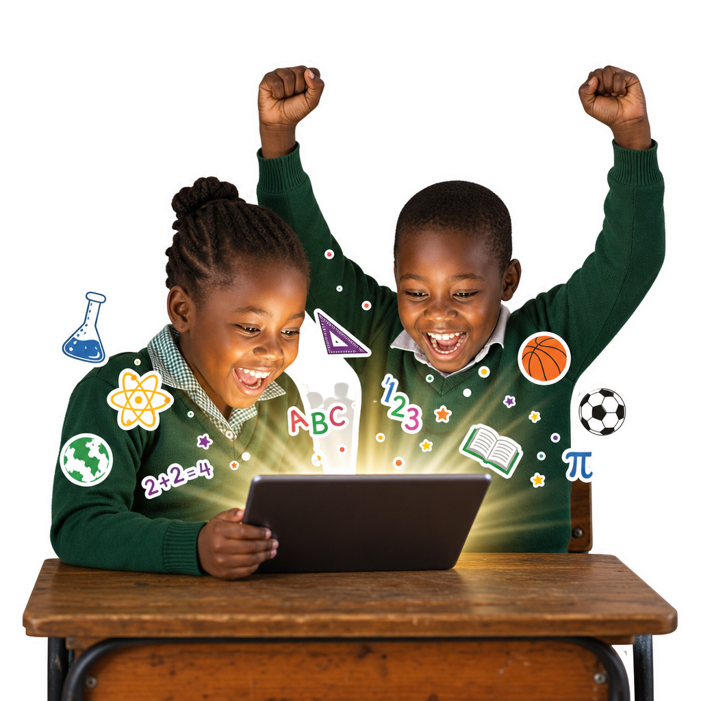 Kids learning together