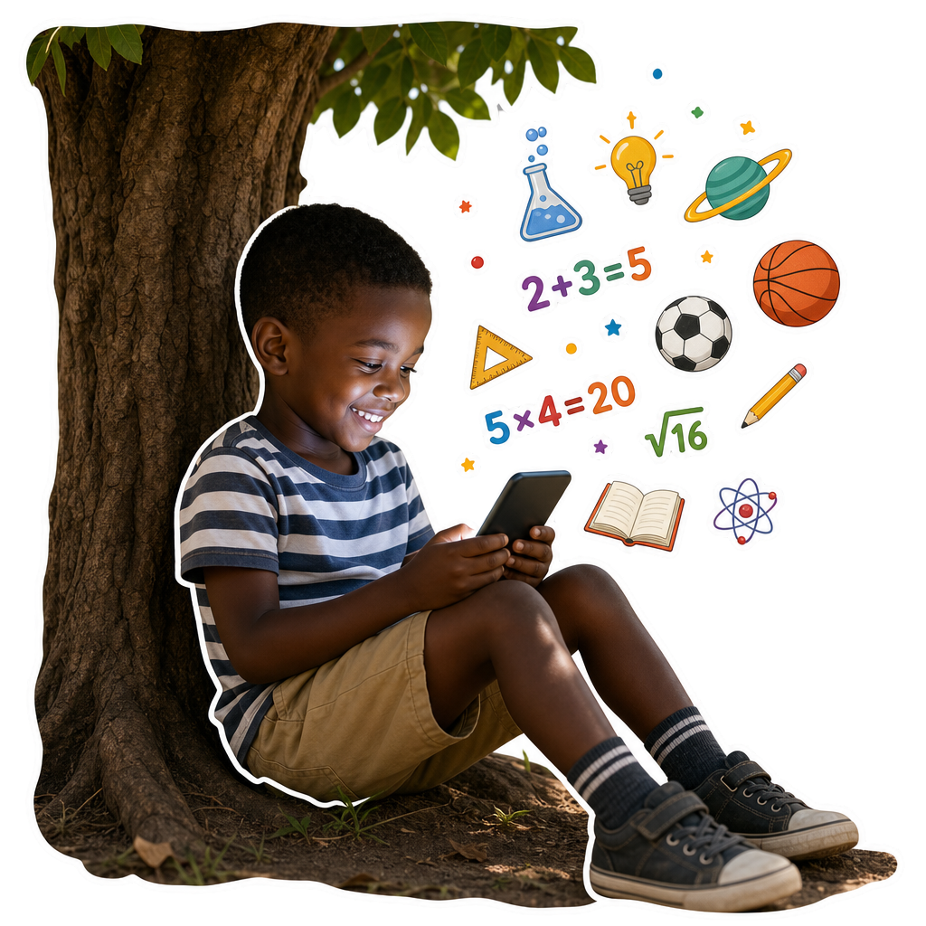 Kids learning together